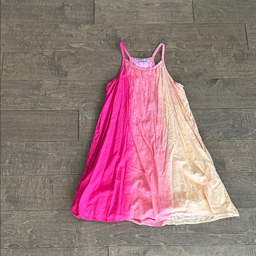 abercrombie kids Pink to Peach Ombre Sleeveless Casual Dress